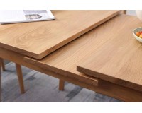 Berlin Solid Oak Extendable Dining Table (NEW ARRIVAL)